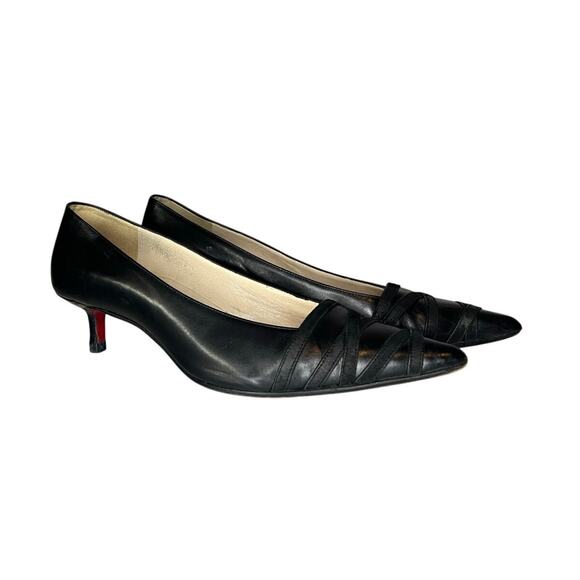Christian Louboutin Shoes - Louboutin Black Kitten Heels 36